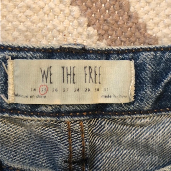 Free People Light Wash flare jeans size 25 - Picture 5 of 8